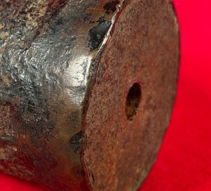 Federal 3-Inch Parrott Case-Shot Artillery Shell with Scarce Brass Band Sabot 