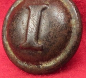 Confederate Infantry Button 