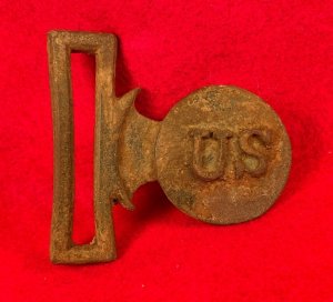 US Artillery Belt Buckle Tongue - Marked "Storms"
