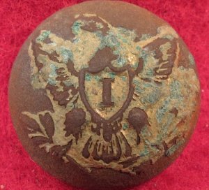 US Infantry Overcoat Button