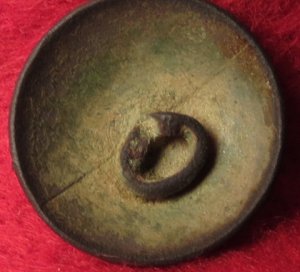 Pre-Civil War Virginia Militia Coat Button - "Soup Bowl"