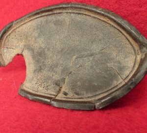 Small Oval Plain Militia Belt Plate - Virginia Use 