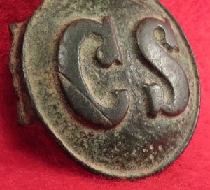 CS "Virginia Style" Two-Piece Buckle Tongue Disc