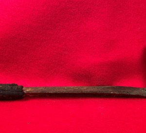 Socket Bayonet Portion with Leather Scabbard Section