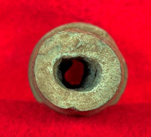Confederate Time Fuze Adaptor for Rifled Projectile.
