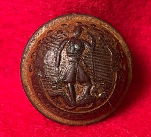 Virginia State Seal Staff Officer Coat Button 