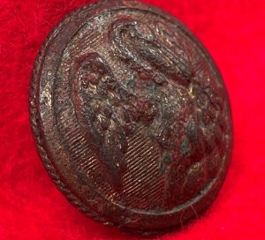 Louisiana State Seal Coat Button