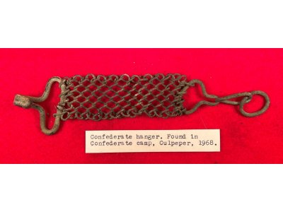 Braided Chain with Loops and Hanger - 1968 Culpeper, VA Confederate Camp Recovery