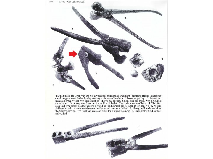 Bullet Mold for .36 Caliber Colt Navy Revolver - Manufacturer Marked