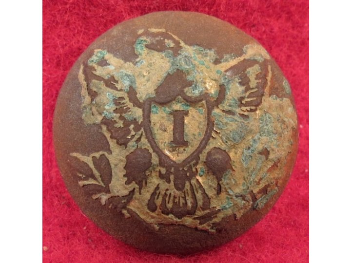 US Infantry Overcoat Button