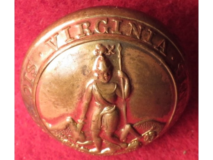 Virginia State Seal Button 