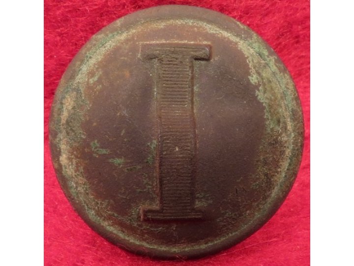 Confederate Lined Infantry Coat Button
