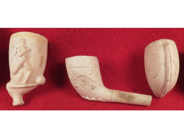 Seven Clay Pipe Bowls 