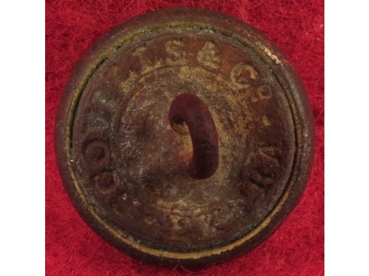 Connecticut State Seal Cuff Button
