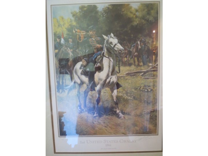 2nd United States Cavalry 1861 Framed Print - Don Troiani 