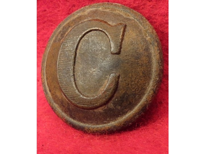 Confederate Cavalry - Lined "C" Button