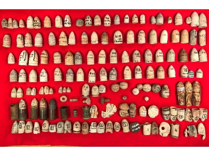 150 Piece Civil War Bullet Collection