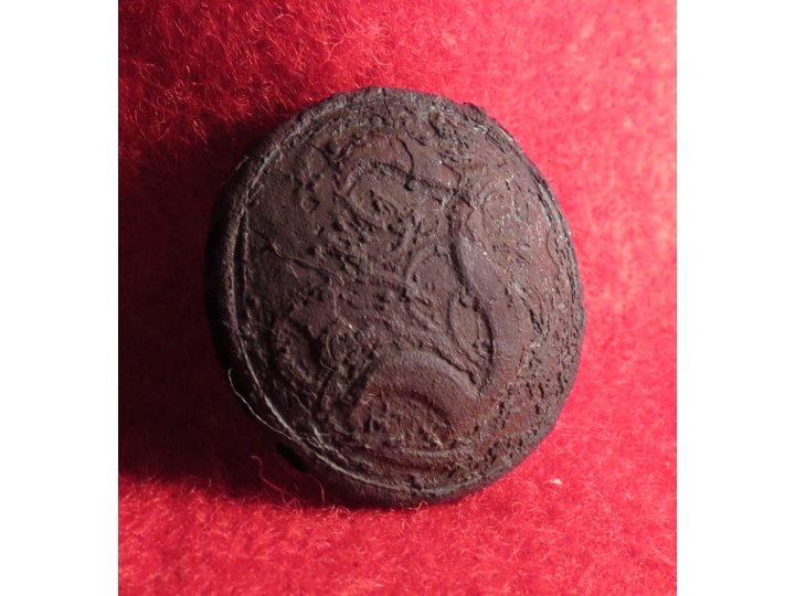 Confederate Manuscript Infantry Coat Button