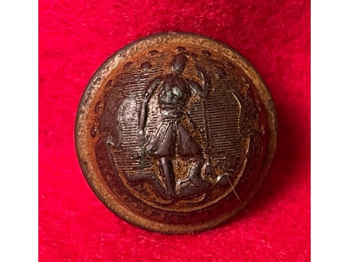 Virginia State Seal Staff Officer Coat Button 