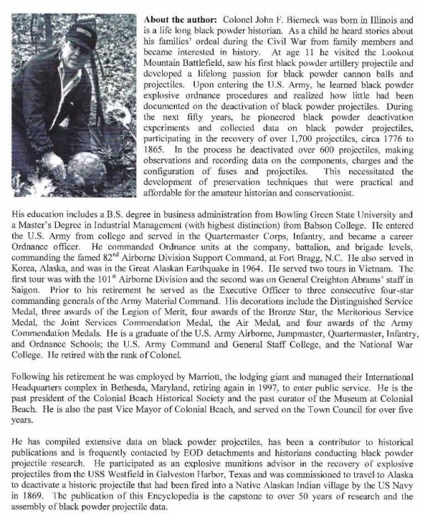 About Col. John F. Biemeck