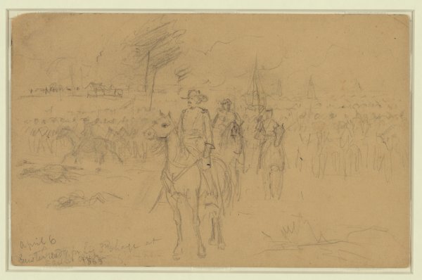 April 6. Custer ready for his 3rd charge at Sailors Creek 1865 LCCN2004660781