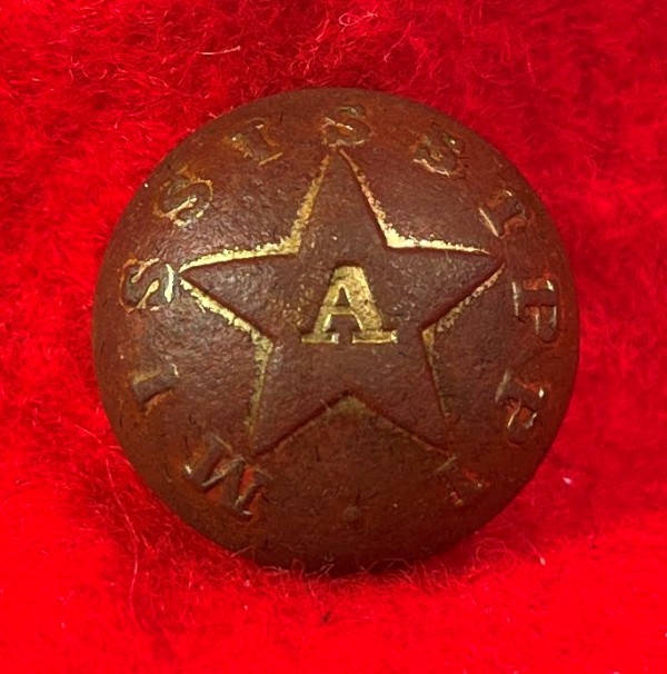 Mississippi Artillery Coat Button