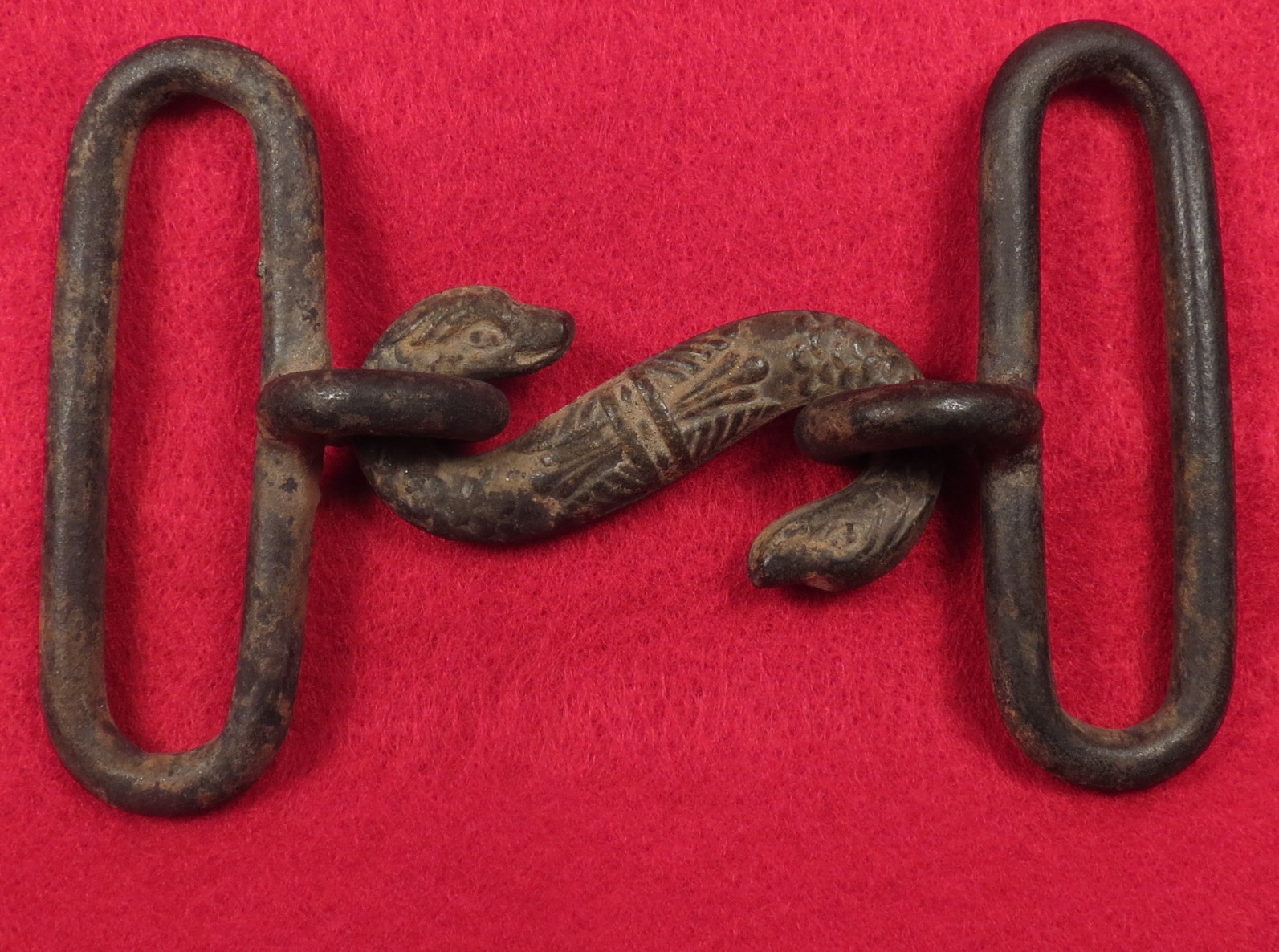Civil war snake buckle top