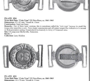 Confederate Belt Buckles & Plates - Expanded Edition - Out of Print