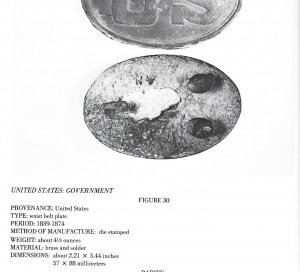 Plates and Buckles of the American Military 1795 -1874