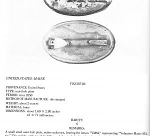 Plates and Buckles of the American Military 1795 -1874