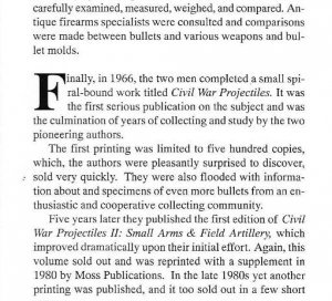 .58 Caliber “Williams Regulation” Bullet with Mac Mason's Lettering