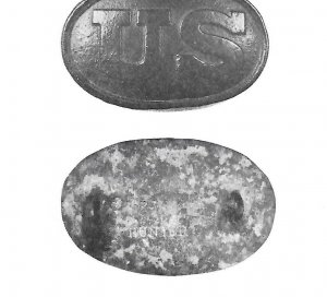 US Cartridge Box Plate - Marked "Hunter" - Published