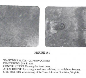Confederate "Clip Corner" Belt Buckle with Field Modification