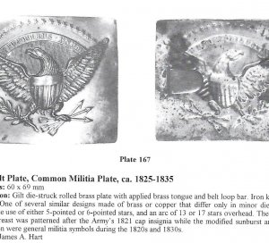Militia Belt Plate, ca 1825-1835