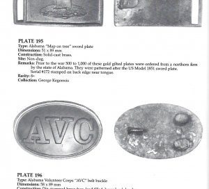  Confederate Belt Buckles & Plates - Out of Print