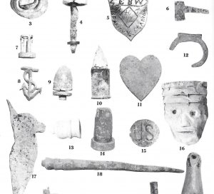 Excavated Miniature Iron Axe