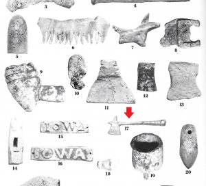 Excavated Miniature Iron Axe