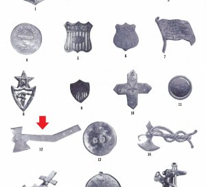 Excavated Miniature Iron Axe