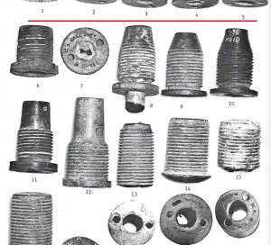 Confederate Time Fuze Adaptor for Spherical Projectile