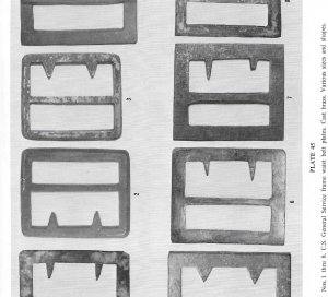 Confederate Frame Belt Buckle - "Gutter Back"