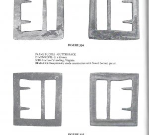 Confederate Frame Belt Buckle - "Gutter Back"