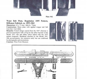 Federal Four-Piece Rifleman's Buckle - Assembled From Three Different Sites