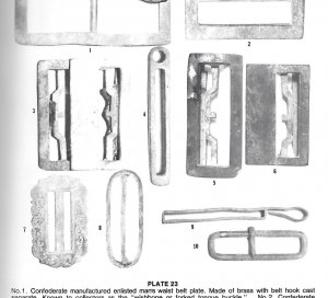 Federal Four-Piece Rifleman's Buckle - Assembled From Three Different Sites