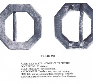 Cast Brass Round Buckle - Totopotomoy, VA 