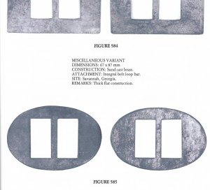 Cast Brass Round Buckle - Totopotomoy, VA 