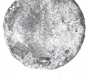 Eagle Plate - Stamped "E. GAYLORD"