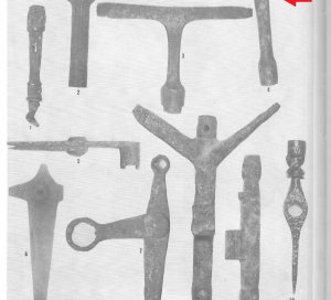 Display of Confederate Cartridge Box Contents and Parts, Belt Buckle, Gun Tool, and Bayonet Scabbard Hardware