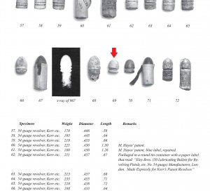 Confederate 84 Gauge Bullet for Tranter Revolver