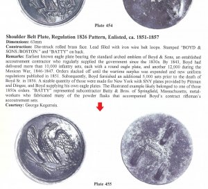 Eagle Plate - Stamped "BOYD & SONS / BOSTON" - High Quality