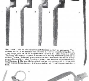 US Model 1855 Socket Bayonet - Hook - Wood Growth Remnant